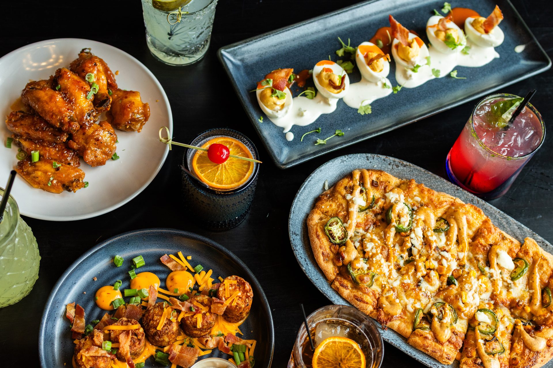 The food and drinks