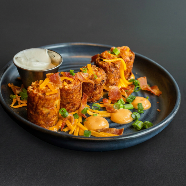 Cheddar & Bacon Tots.